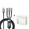Củ sạc nhanh 5 cổng USB Type C 120W 65W tiện lợi du lịch, giá 80.000đ 10
