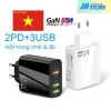 Củ Sạc Nhanh 65W PD USB-C cho MacBook, iPhone, iPad, Huawei, Xiaomi, Samsung - Đa Dụng