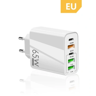 Củ Sạc Nhanh 65W PD USB-C cho MacBook, iPhone, iPad, Huawei, Xiaomi, Samsung - Đa Dụng 9