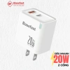 Củ sạc nhanh Basefast 20W 2 cổng, chống quá tải nhiệt, hỗ trợ Samsung, Xiaomi, Oppo Giá 150.000₫ 2