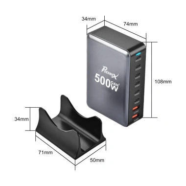 Củ sạc nhanh đa năng Poermax 120W/160W/500W – Tốc độ cao, tương thích mọi thiết bị, giá 449.000₫