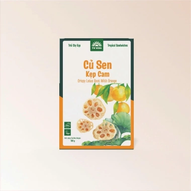 Củ Sen Kẹp Cam Giòn Rụm Béo Bùi - Mứt Cam Chua Ngọt Đặc Sản Đồng Tháp 168k-133k 2