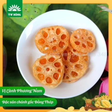 Củ Sen Kẹp Cam Giòn Rụm Béo Bùi - Mứt Cam Chua Ngọt Đặc Sản Đồng Tháp 168k-133k 4