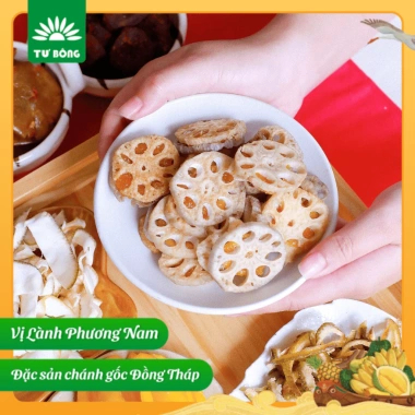 Củ Sen Kẹp Cam Giòn Rụm Béo Bùi - Mứt Cam Chua Ngọt Đặc Sản Đồng Tháp 168k-133k 6