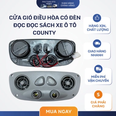 Cửa Gió Điều Hòa Đèn Đọc Sách Hyundai County Chính Hãng - Giá 320.000 VNĐ Giảm Sốc Cửa Gió Điều Hòa Đèn Đọc Sách Hyundai County Chính Hãng - Giá 320.000 VNĐ Giảm Sốc
