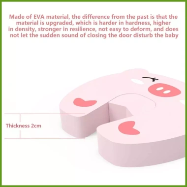 Cửa Pinch Bảo Vệ Bé Chống Ngón Tay Dễ Thương - Bảo Vệ Nút, Chặn Cửa, Góc Bọt, Chống Kẹp Đệm - Giá 38.500 VND 2