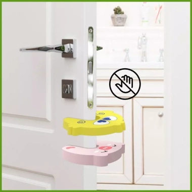Cửa Pinch Bảo Vệ Bé Chống Ngón Tay Dễ Thương - Bảo Vệ Nút, Chặn Cửa, Góc Bọt, Chống Kẹp Đệm - Giá 38.500 VND 7