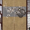 Cửa Rèm Retro Không Khoan Phong Cách Cổ Đại Zen – Dễ Lắp, Chặn Rèm Phòng Ngủ, Bếp, Tắm – 185.600₫