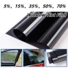 Cửa sổ đen 5m cho ô tô, nhà, kính xây dựng - 99% chống UV, chống trầy xước, VLT 5‑50% phim tinting