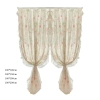 Cửa Sổ Pháp Ren Vintage Sheer - Thiết Kế Lãng Mạn, Không Đấm, Dễ Lắp Đặt, Tạo Ánh Sáng Nhẹ Nhàng 2