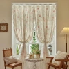 Cửa Sổ Pháp Ren Vintage Sheer - Thiết Kế Lãng Mạn, Không Đấm, Dễ Lắp Đặt, Tạo Ánh Sáng Nhẹ Nhàng 3