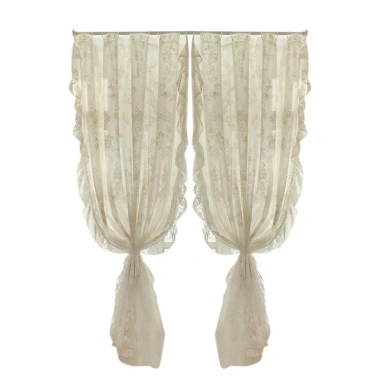 Cửa Sổ Pháp Ren Vintage Sheer - Thiết Kế Lãng Mạn, Không Đấm, Dễ Lắp Đặt, Tạo Ánh Sáng Nhẹ Nhàng 5 Cửa Sổ Pháp Ren Vintage Sheer - Thiết Kế Lãng Mạn, Không Đấm, Dễ Lắp Đặt, Tạo Ánh Sáng Nhẹ Nhàng 5