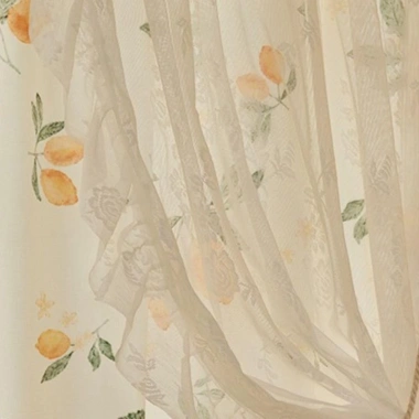Cửa Sổ Pháp Ren Vintage Sheer - Thiết Kế Lãng Mạn, Không Đấm, Dễ Lắp Đặt, Tạo Ánh Sáng Nhẹ Nhàng