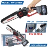 Cưa xích 8 inch pin WORKFIX WF-CS08BL, tốc độ 46.000v.p, không chổi than, tra nhớt tự động - 724.000đ 2