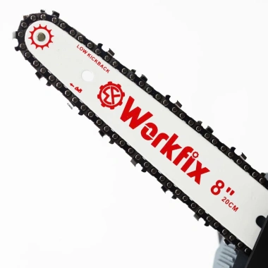 Cưa xích 8 inch pin WORKFIX WF-CS08BL, tốc độ 46.000v.p, không chổi than, tra nhớt tự động - 724.000đ