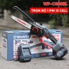Cưa xích 8 inch pin WORKFIX WF-CS08BL, tốc độ 46.000v.p, không chổi than, tra nhớt tự động - 724.000đ 7