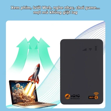 Cục Phát Wifi 4G/5G TP10.000 - Sạc Dự Phòng, Không Kén Sim, Tốc Độ Cao, Di Động 525k