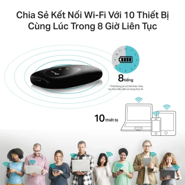 Cục phát wifi di động TP-Link M7.000/M7.200 - Sim 4G, không dây, hàng chính hãng, giá chỉ 1.050.000