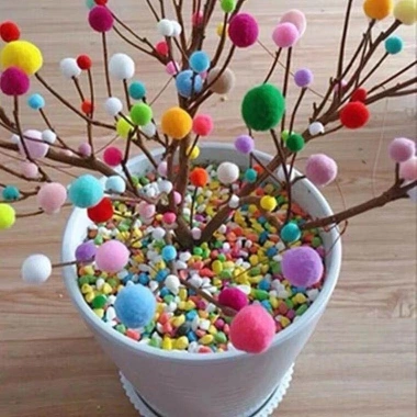Cục Pompon Đa Màu - Bông Trang Trí Sáng Tạo, Giá Siêu Ưu Đãi 13.000₫ 8