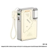 Cục tích điện không dây Remax CP-16 15W 10.000mAh Type‑C PD 35W USB 22.5W 220V trắng - 655.000₫