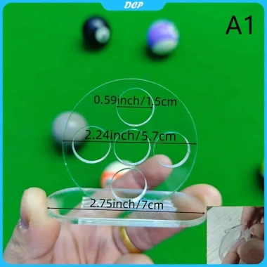 Cue hồ bơi trong suốt 5 lỗ - Đột quỵ, gậy tập thể dục billiard, 26.500₫ 10
