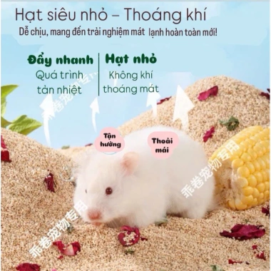Cùi ngô, lõi ngô, cùi bắp lót chuồng hamster – Thú nhỏ thoáng mát, ít bụi, khử mùi 3