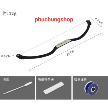 Cung đo lông mày, giọt nước cân bằng chuẩn cho phun xăm thẩm mỹ - Giá 68.400đ 4