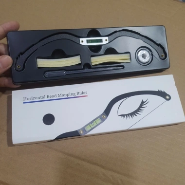 Cung đo lông mày, giọt nước cân bằng chuẩn cho phun xăm thẩm mỹ - Giá 68.400đ 9
