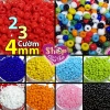 Cườm đục đa màu 2mm-4mm 100gr (1.1-6k hạt) Nguyên liệu Handmade Giá tốt 30.400 VND