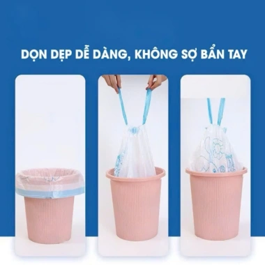 Cuộn 100 Túi Đựng Rác BIO.Green Dây Kéo Dày, Tự Phân Hủy, Chống Rò Rỉ - 28.000đ