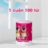 Cuộn 100 Túi rác gấu dâu dây rút Tiết kiệm, chịu lực mạnh, Giá chỉ 35.000 VND 2