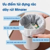 Cuộn 100 Túi Rác Quai Rút Siêu Dai 45x50cm, Tự Hủy Sinh Học, Chịu Nhiệt TKVA510 2