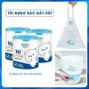 Cuộn 100 túi rác sinh học Minaier 45x55cm - Dây rút bền, chống rỉ nước, chỉ 12.000₫