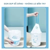 Cuộn 100 túi rác sinh học Minaier 45x55cm - Dây rút bền, chống rỉ nước, chỉ 12.000₫ 4