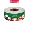 Cuộn 120 sticker Noel chữ nhật tem dán bao bì quà tặng Giáng sinh 20.000 VND 3