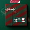 Cuộn 120 sticker Noel chữ nhật tem dán bao bì quà tặng Giáng sinh 20.000 VND 6