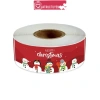 Cuộn 120 sticker Noel chữ nhật tem dán bao bì quà tặng Giáng sinh 20.000 VND 7