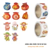 Cuộn 300 miếng Sticker Tết 2.026 - Nhãn dán bao lì xì, hộp quà, decal chúc mừng Năm Mới Túi Đỏ, 25.000 VND