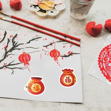 Cuộn 300 miếng Sticker Tết 2.026 - Nhãn dán bao lì xì, hộp quà, decal chúc mừng Năm Mới Túi Đỏ, 25.000 VND 3 Cuộn 300 miếng Sticker Tết 2.026 - Nhãn dán bao lì xì, hộp quà, decal chúc mừng Năm Mới Túi Đỏ, 25.000 VND 3
