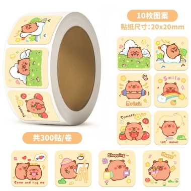 Cuộn 300 Sticker Capybara & Panda HynBee - Dễ Dàng Trang Trí Sổ Tay, Bullet Journal, Siêu Đáng Yêu, Giá 12.990₫ 10 Cuộn 300 Sticker Capybara & Panda HynBee - Dễ Dàng Trang Trí Sổ Tay, Bullet Journal, Siêu Đáng Yêu, Giá 12.990₫ 10