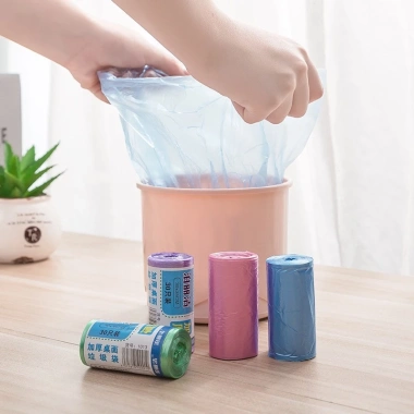 Cuộn 30/100 Túi Đựng Rác Nylon 45x50cm Nhiều Màu - Giá 12.500đ, Siêu Tiết Kiệm