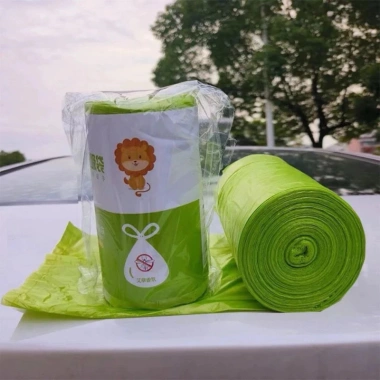 Cuộn 50 Túi Đựng Rác Hương Ngải Cứu Xua Ruồi Muỗi Siêu Dai, Dây Rút Tiện Lợi 45x45cm - Giá 14.500đ