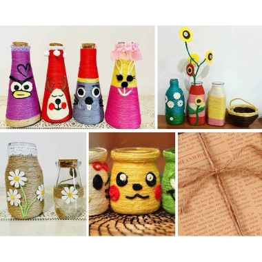 Cuộn 50m Dây Gai Handmade Dây Thừng Decor - Treo Tranh Ảnh, Buộc Hoa, Quà - Giá 25.6k 7
