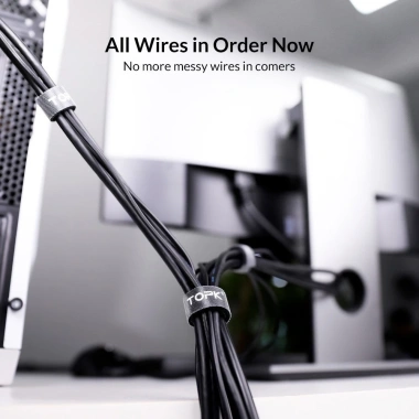 Cuộn Băng Gai TakyHome Dán 2 Mặt Cố Định Dây Sạc Cáp Điện Gọn Gàng Có Thể Tái Sử Dụng Tiện Dụng 5.677 4