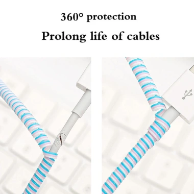 Cuộn bảo vệ cáp BLUEWOW SJP-005 1.4m - Bảo vệ cáp sạc USB và dữ liệu, chỉ 41.800 VND