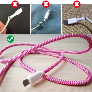 Cuộn bảo vệ cáp BLUEWOW SJP-005 1.4m - Bảo vệ cáp sạc USB và dữ liệu, chỉ 41.800 VND 8 Cuộn bảo vệ cáp BLUEWOW SJP-005 1.4m - Bảo vệ cáp sạc USB và dữ liệu, chỉ 41.800 VND 8