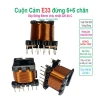 Cuộn cảm E33 6+6 chân, quấn sẵn dây đồng 0.90mm - giảm 5% chỉ 48.510₫ - linh kiện điện tử Quỳnh Diễn