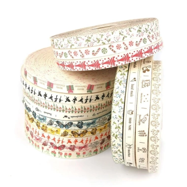 Cuộn dây ruy băng cotton 1.5cm họa tiết hoạt hình xinh xắn - Giá chỉ 26.541₫ 7