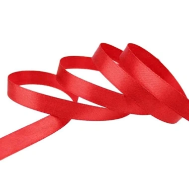 Cuộn dây ruy băng satin đỏ 22m, phân dài 1-2-4 - Decor quà tặng, giá 25.000 6