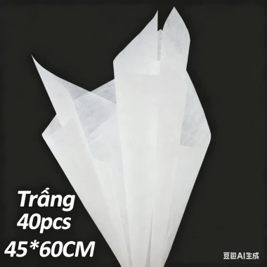 Cuộn Giấy Nến Lót Gói Hoa - Giấy Mếch Mỏng Không Thấm Nước, Giá 36.000đ